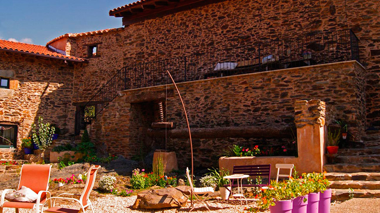 Manantial del Hotel rural las Campares en León